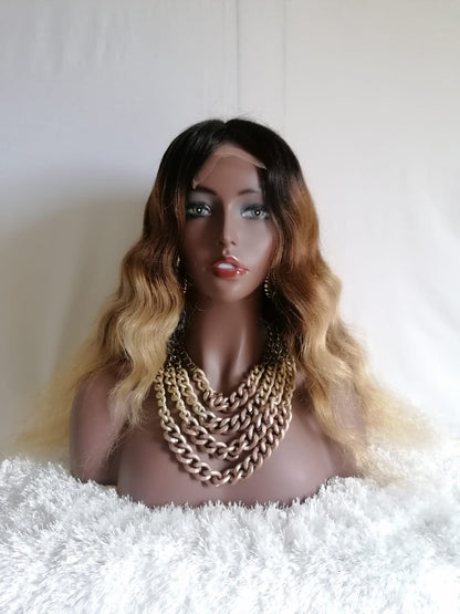 Brazilian Body Wave Lace Closure Wig - Ombré  - Clara