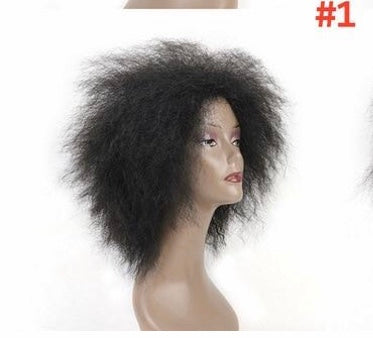 Short Kinky Curly Afro Wig - Fluffy Cosplay