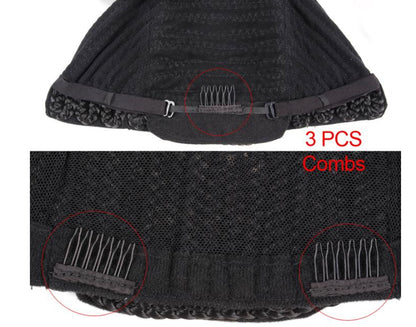 Cornrow Wig Cap - Box Braided Crochet