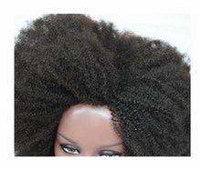 Load image into Gallery viewer, Afro Kinky Curly Brazilian Remy Human Hair Wig -  4C/4B Texture
