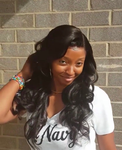 Brazilian Remy Body Wave Lace Front Human Hair Wig - Brenda