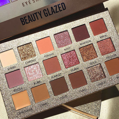 Beauty Glazed Perfect Mix Glitter Matte Eyeshadow Palette