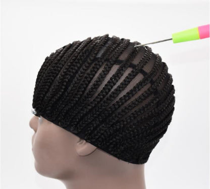 Large Crochet Wig Cap Easy Sew In Cornrow Wig Cap