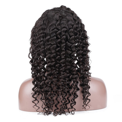 Brazilian Deep Curly 360 Lace Frontal Wig - Amanda