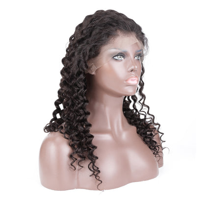 Brazilian Deep Curly 360 Lace Frontal Wig - Amanda