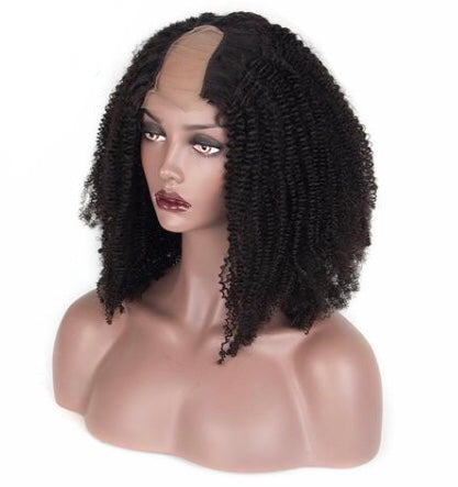 Mongolian Afro Kinky Curly -  U Part Wig - Sella