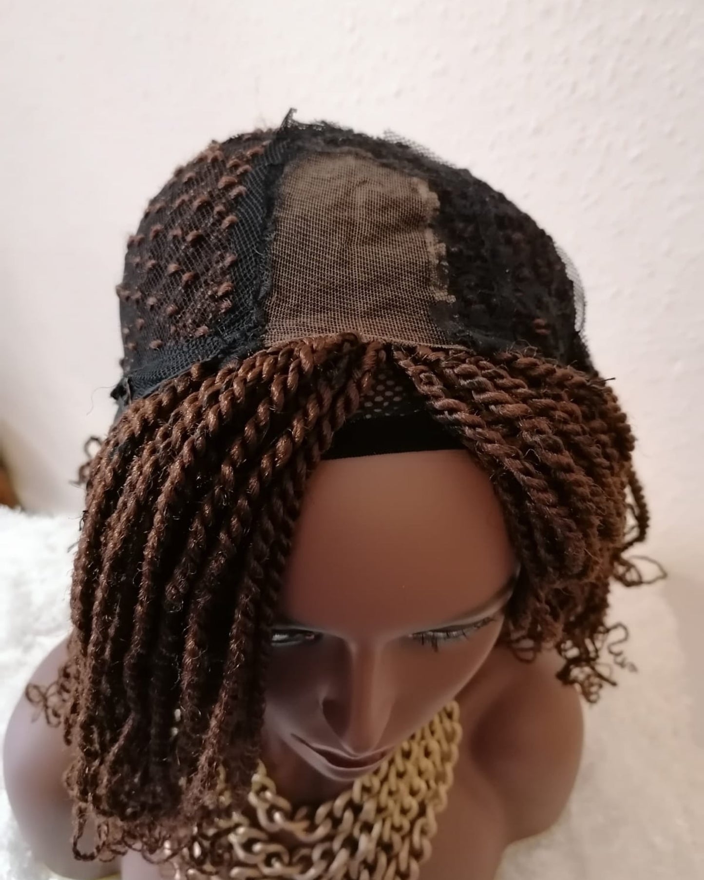 Kinky Twist Wig with Lace Closure