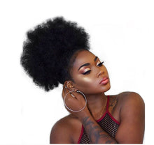 Load image into Gallery viewer, Mongolian Afro Kinky Curly Clip-in Ponytail Extension
