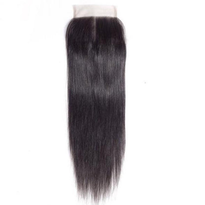 Malaysian Straight Lace 4*4 Closure - Free/Middle/3-Part