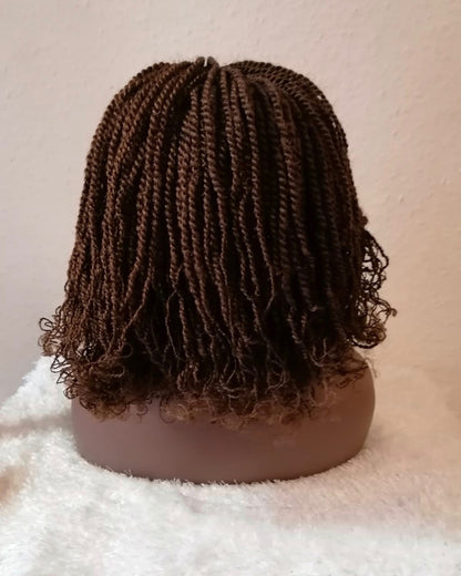 Kinky Twist Wig with Lace Closure