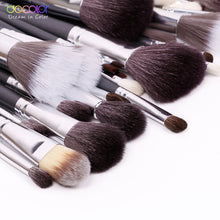 Load image into Gallery viewer, Docolor 29PCS makeup brush kit Professional Cosmetic Brush set  High Quality Makeup Set With Case nature bristle make up brushes
