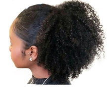 Load image into Gallery viewer, Mongolian Afro Kinky Curly Clip-in Ponytail Extension
