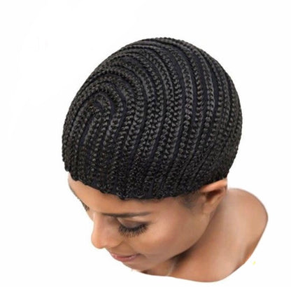 Large Crochet Easy Sew In Cornrow Wig Cap