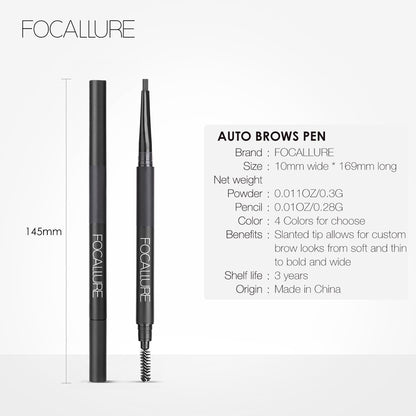 3 in 1 Waterproof Eyebrow Pencil
