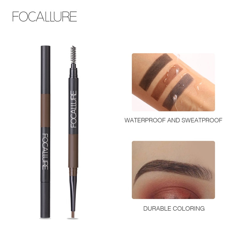 3 in 1 Waterproof Eyebrow Pencil