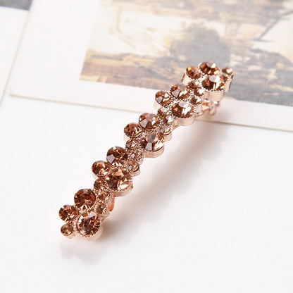 Korean Crystal Pearl Barrettes Popular Elegant Hair Clip