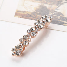 Load image into Gallery viewer, Korean Crystal Pearl Barrettes Popular Elegant Hair Clip

