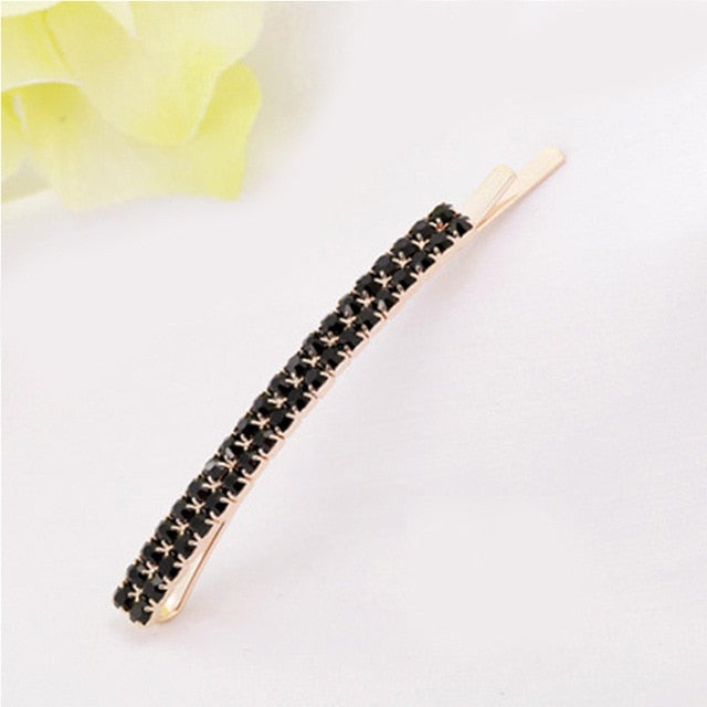 Korean Crystal Pearl Barrettes Popular Elegant Hair Clip
