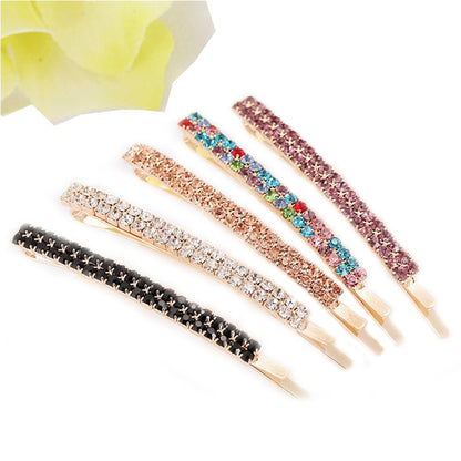 Korean Crystal Pearl Barrettes Popular Elegant Hair Clip
