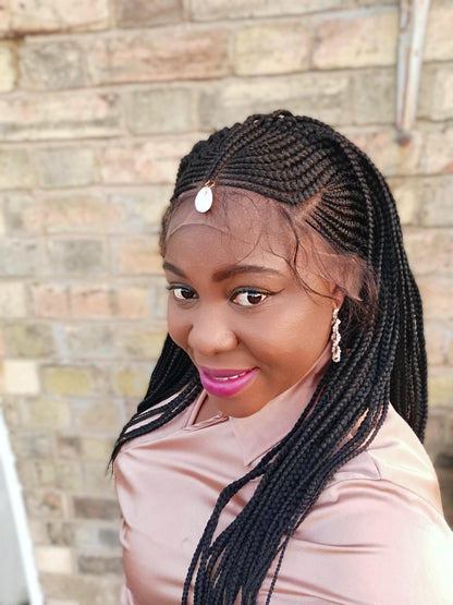Full Lace Cornrow Wig - Lola