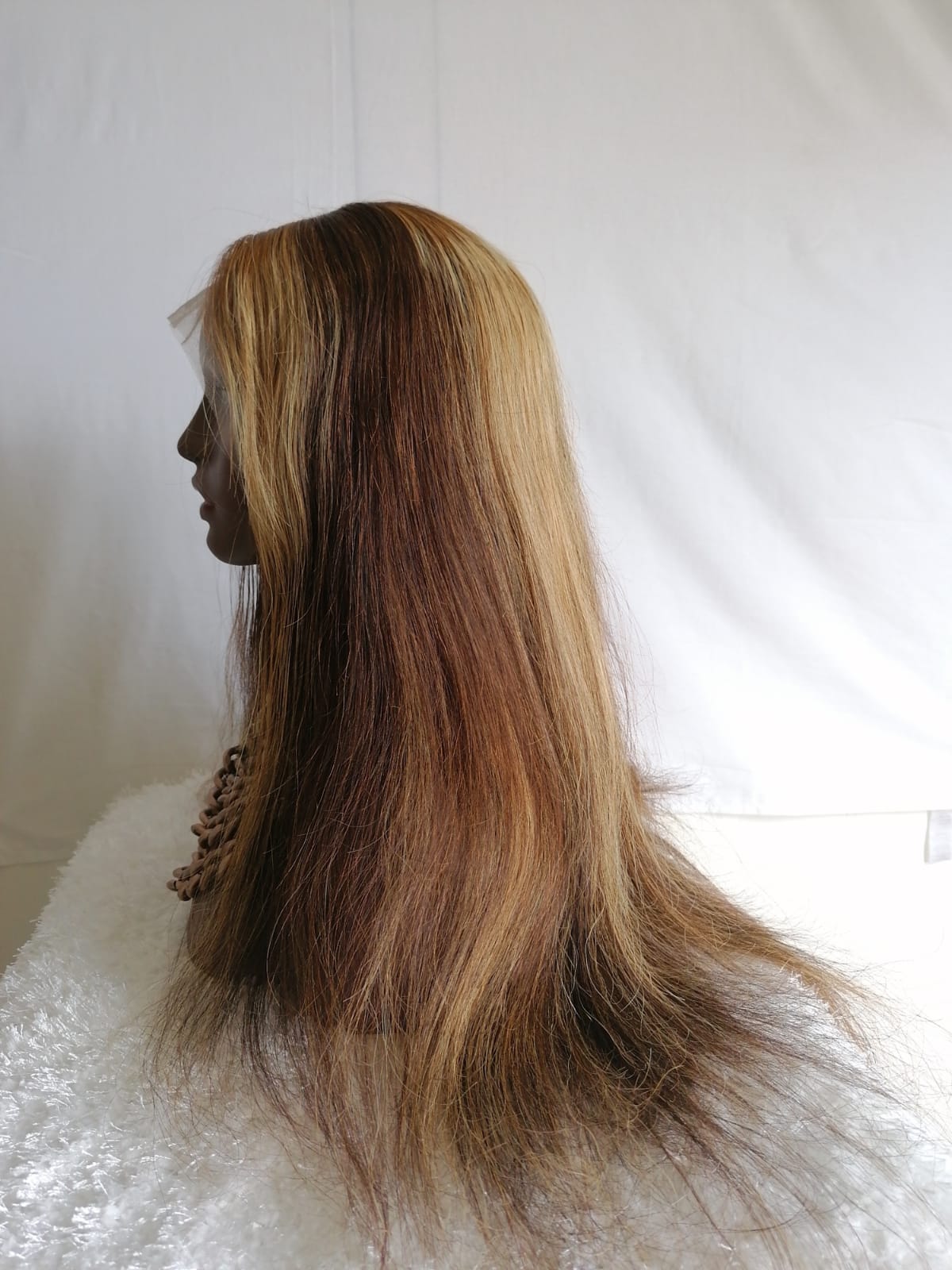 Indian Straight Lace Front Wig - Balyage  - Abigail
