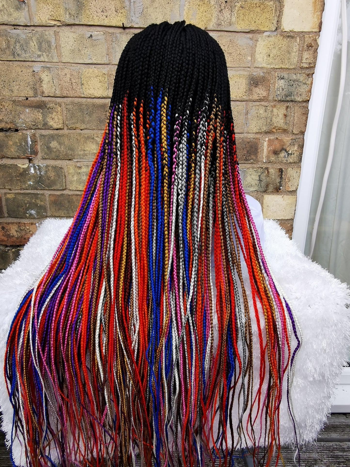 Full Lace Cornrow Wig - Titi