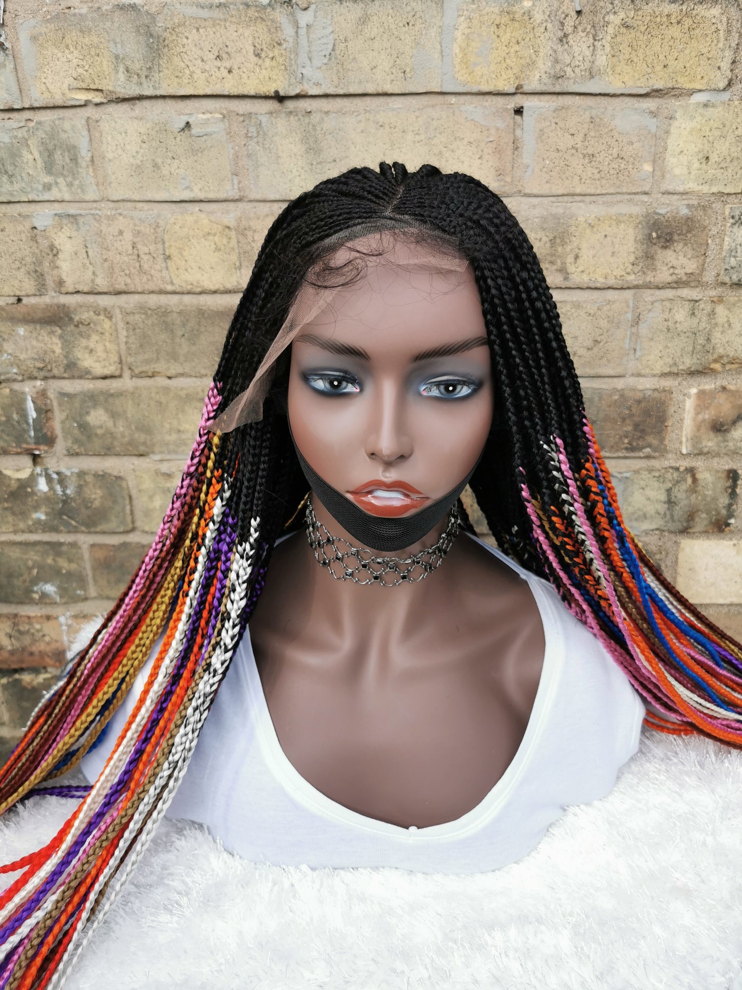 Full Lace Cornrow Wig - Titi