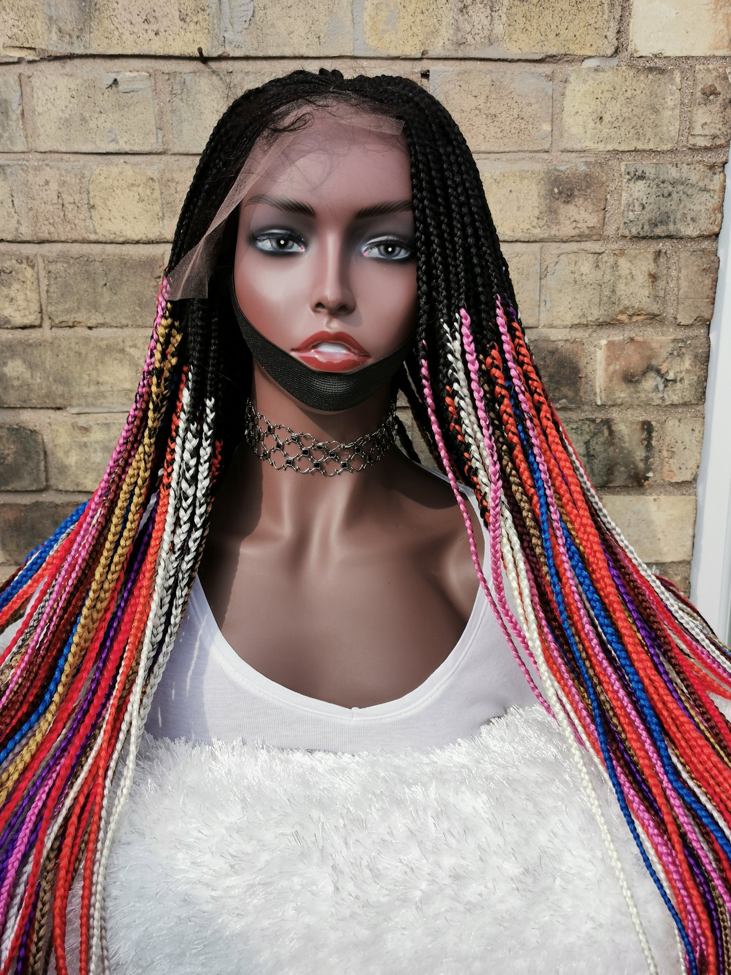 Full Lace Cornrow Wig - Titi
