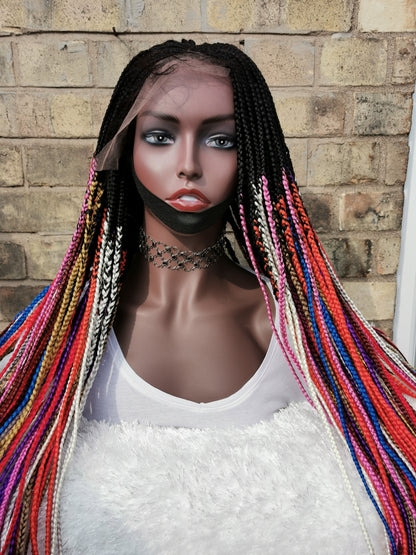 Full Lace Cornrow Wig - Titi