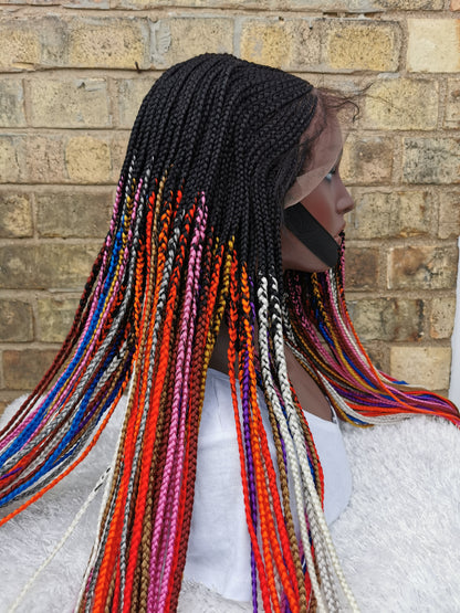 Full Lace Cornrow Wig - Titi