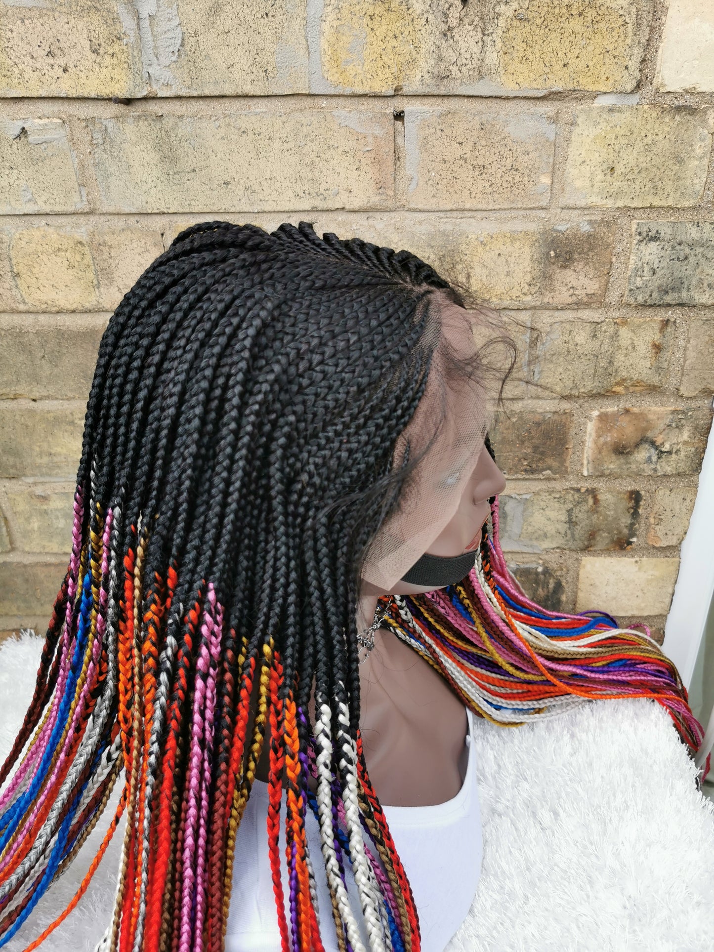 Full Lace Cornrow Wig - Titi