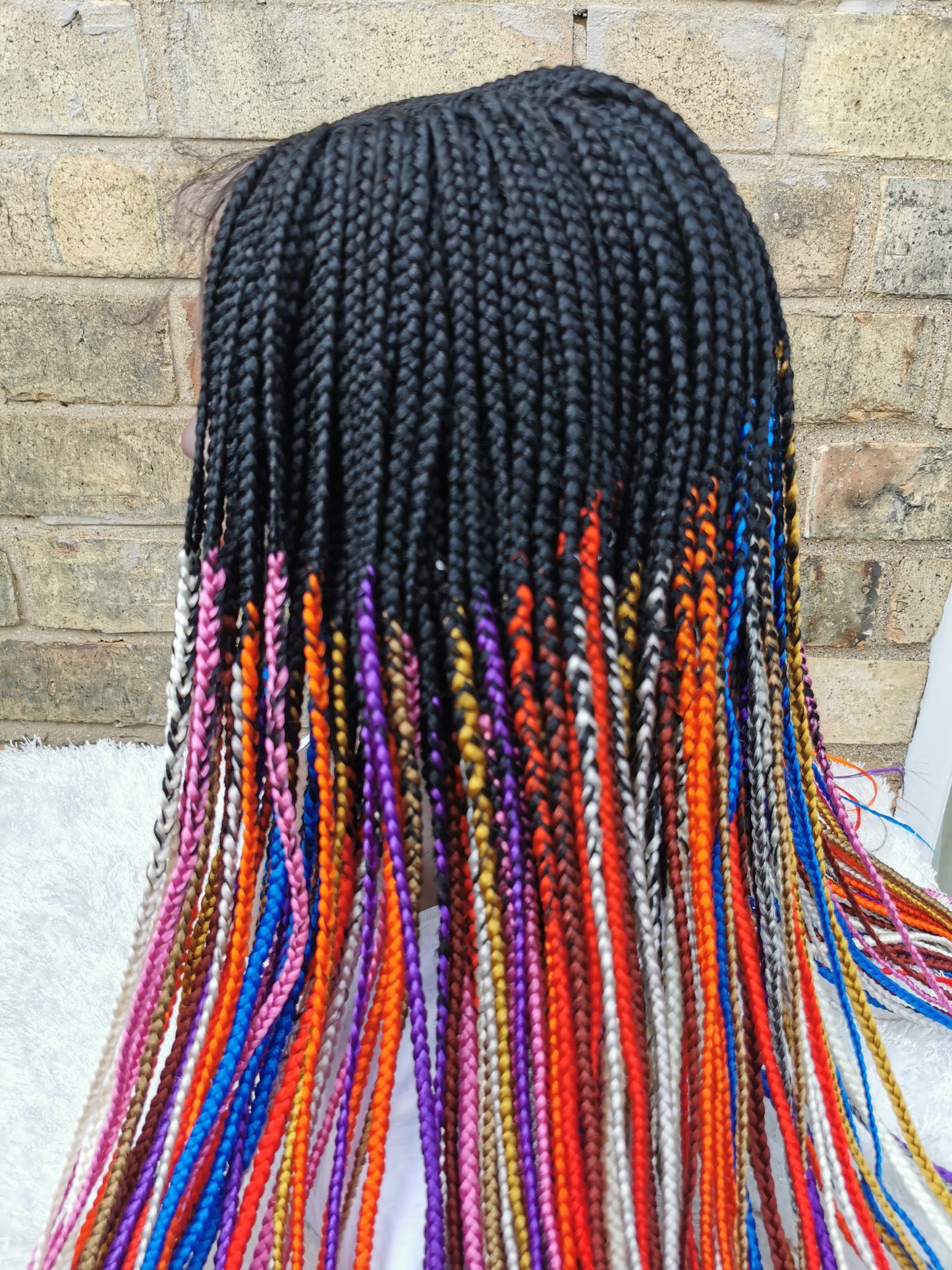 Full Lace Cornrow Wig - Titi