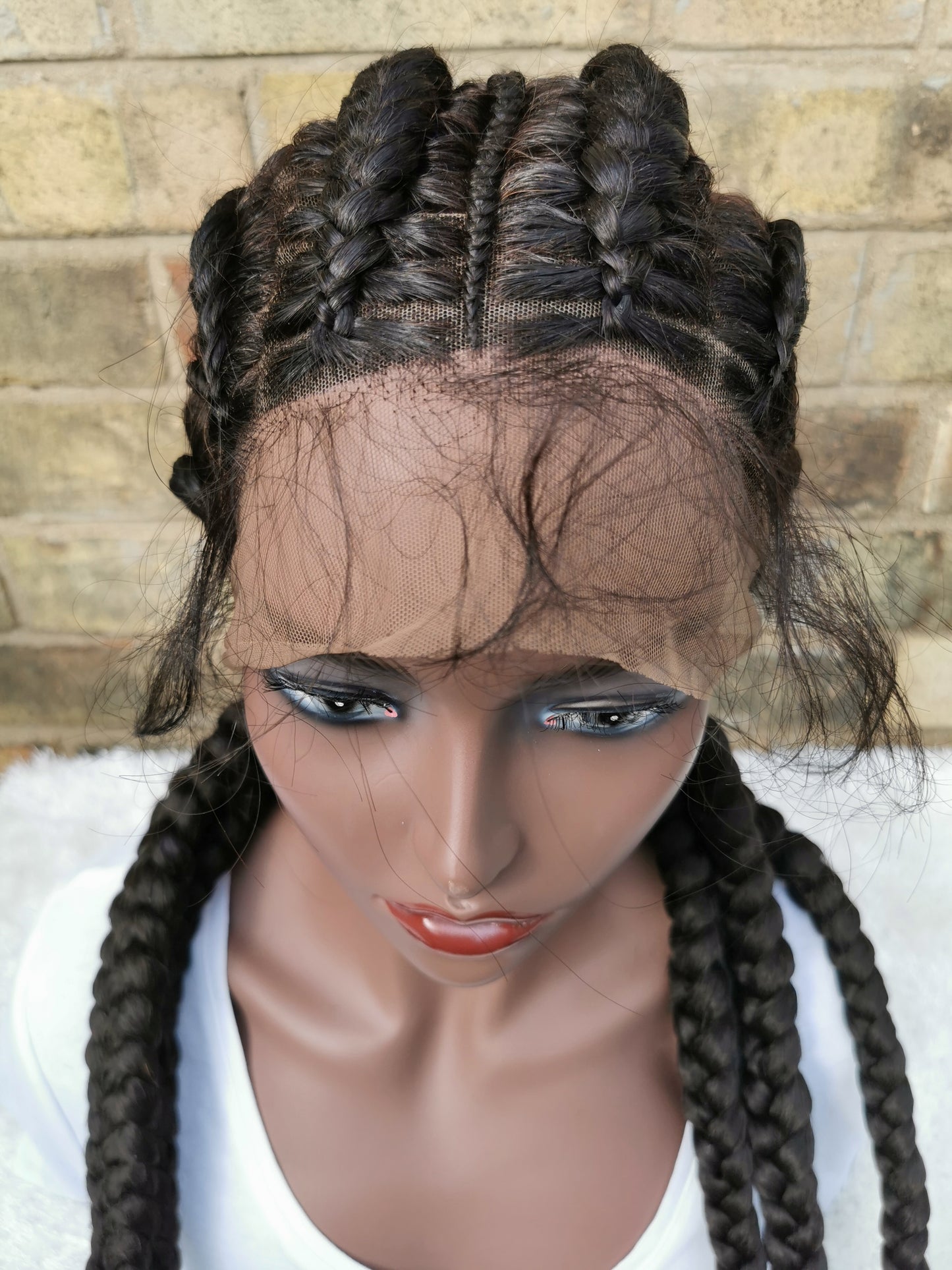 Full Lace Cornrow Wig - Tope
