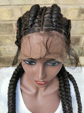 Load image into Gallery viewer, Full Lace Cornrow Wig - Tope
