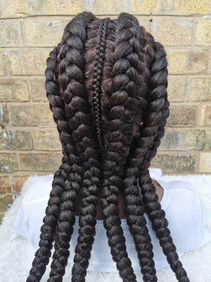 Full Lace Cornrow Wig - Tope