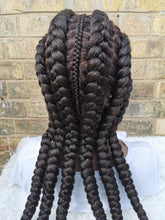 Load image into Gallery viewer, Full Lace Cornrow Wig - Tope
