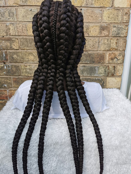 Full Lace Cornrow Wig - Tope