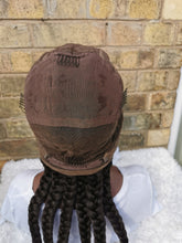 Load image into Gallery viewer, Full Lace Cornrow Wig - Tope
