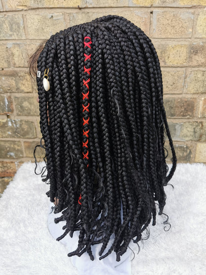 Braids Wig - Lace Front style - Tayo