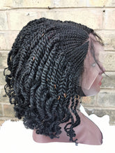 Load image into Gallery viewer, Lace Front Side Kinky Twists Wig - Tola
