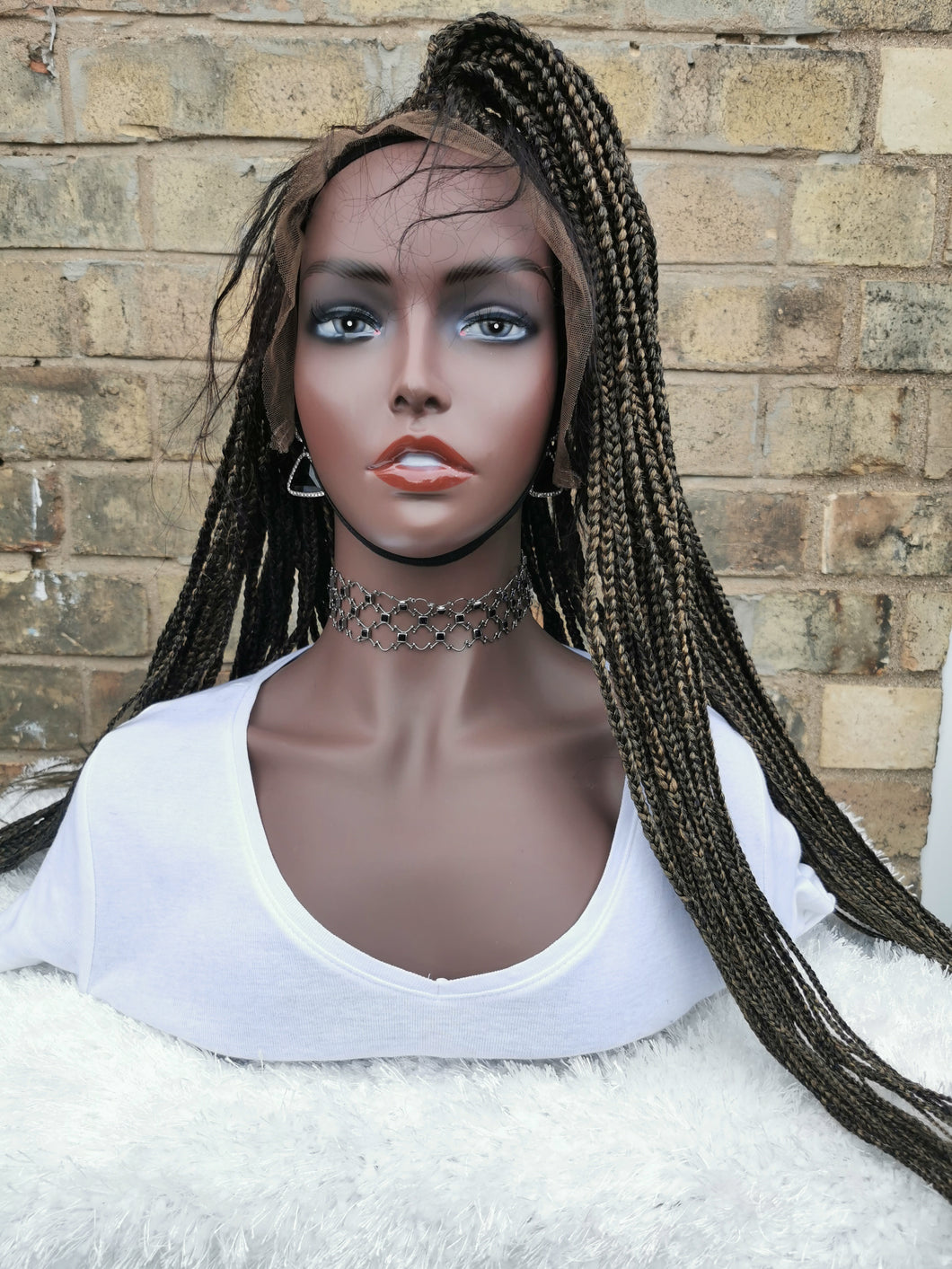 Lace Front Cornrow Wig - Toyosi