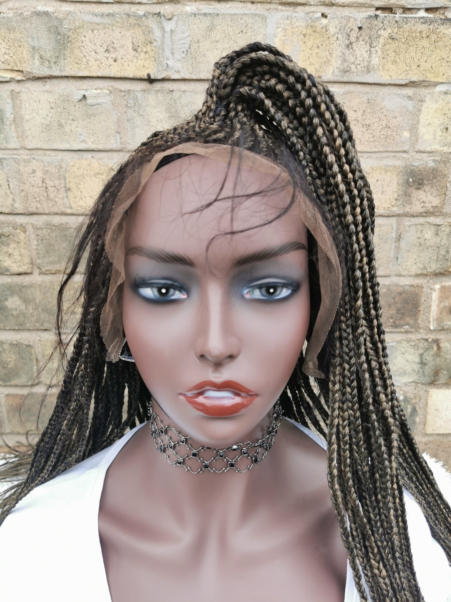 Lace Front Cornrow Wig - Toyosi