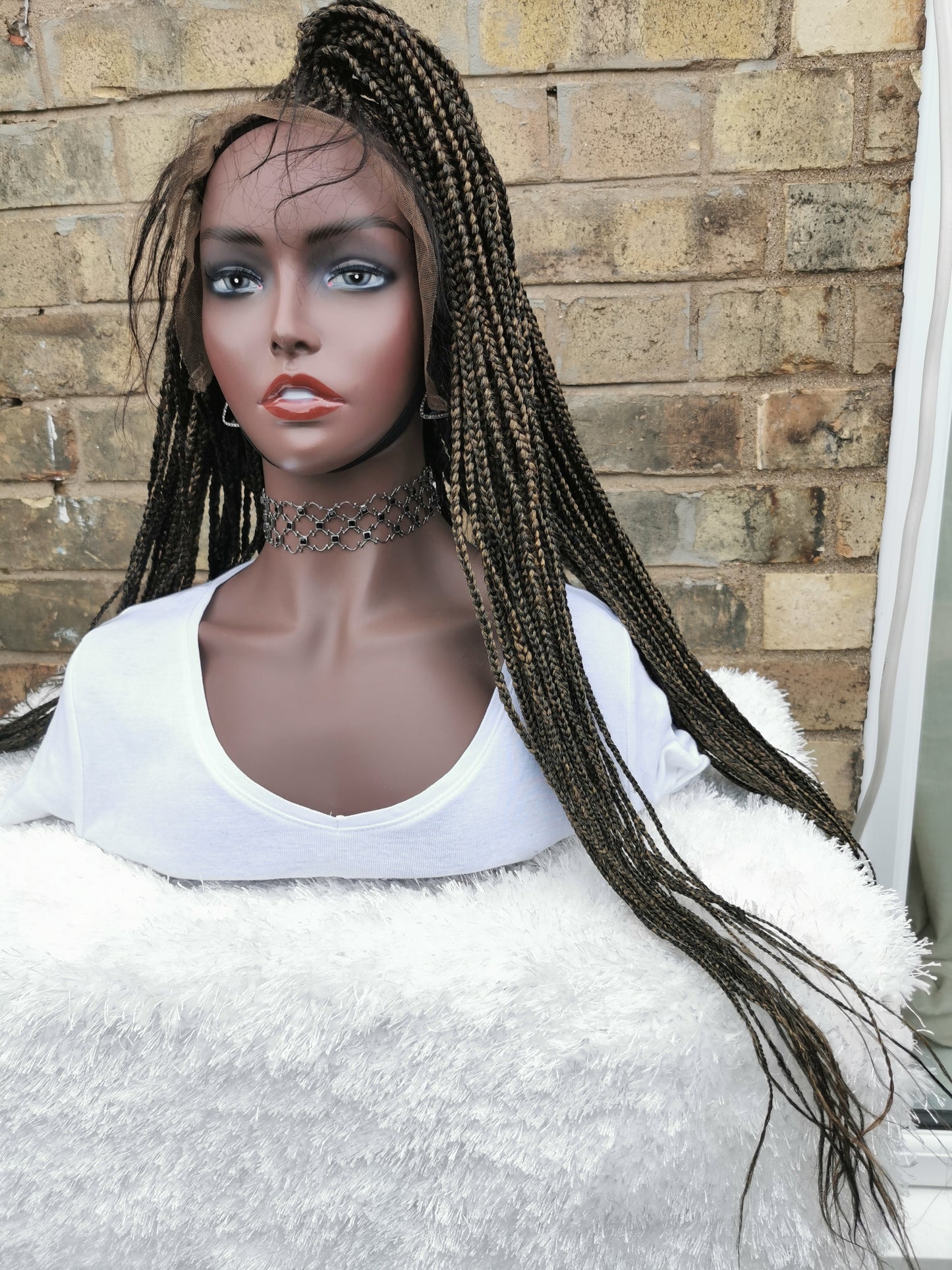 Lace Front Cornrow Wig - Toyosi