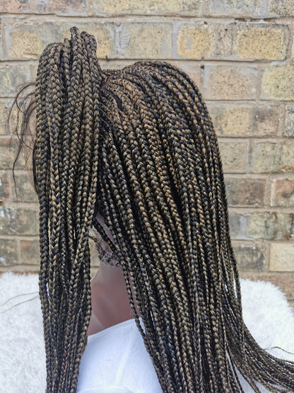 Lace Front Cornrow Wig - Toyosi
