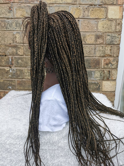 Lace Front Cornrow Wig - Toyosi