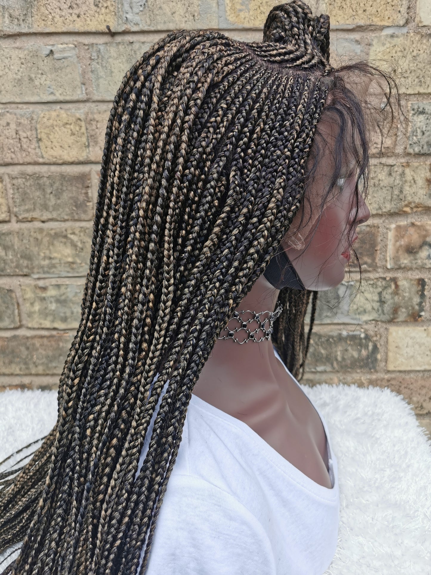 Lace Front Cornrow Wig - Toyosi