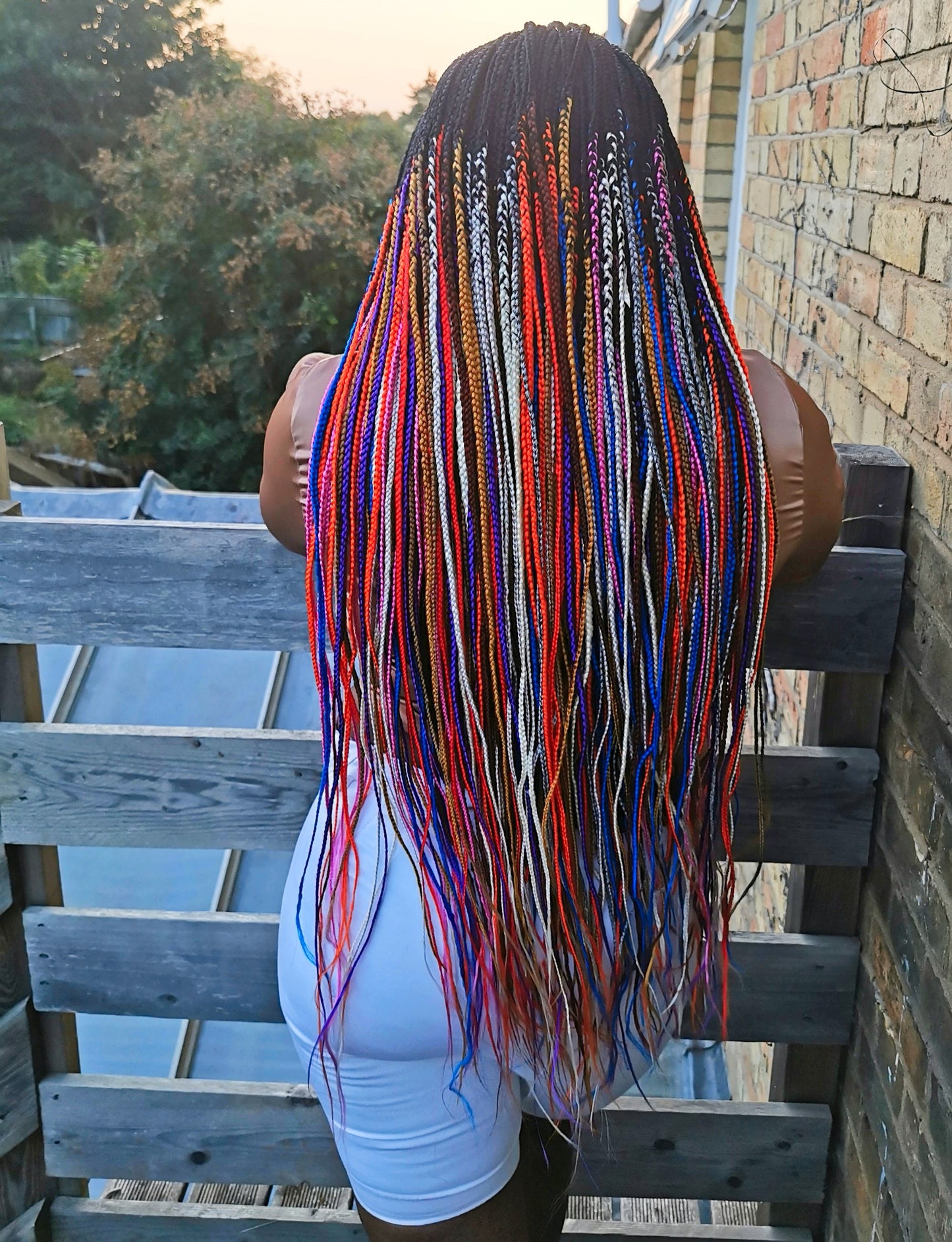 Full Lace Cornrow Wig - Titi
