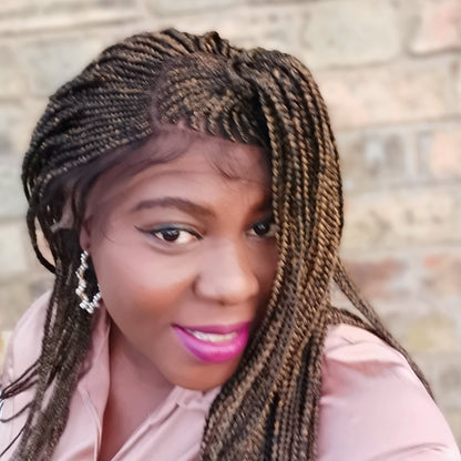 Lace Front Cornrow Wig - Toyosi