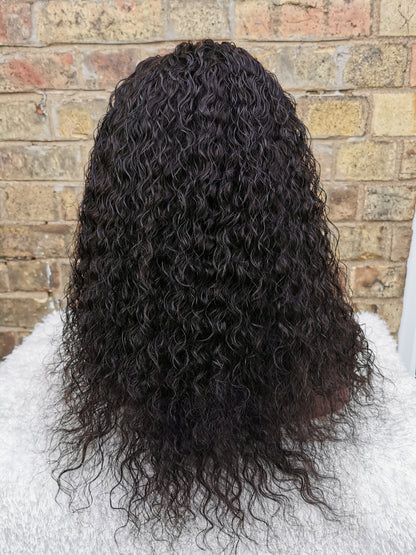 Virgin Italian Curly Human Hair Wig - Vivien