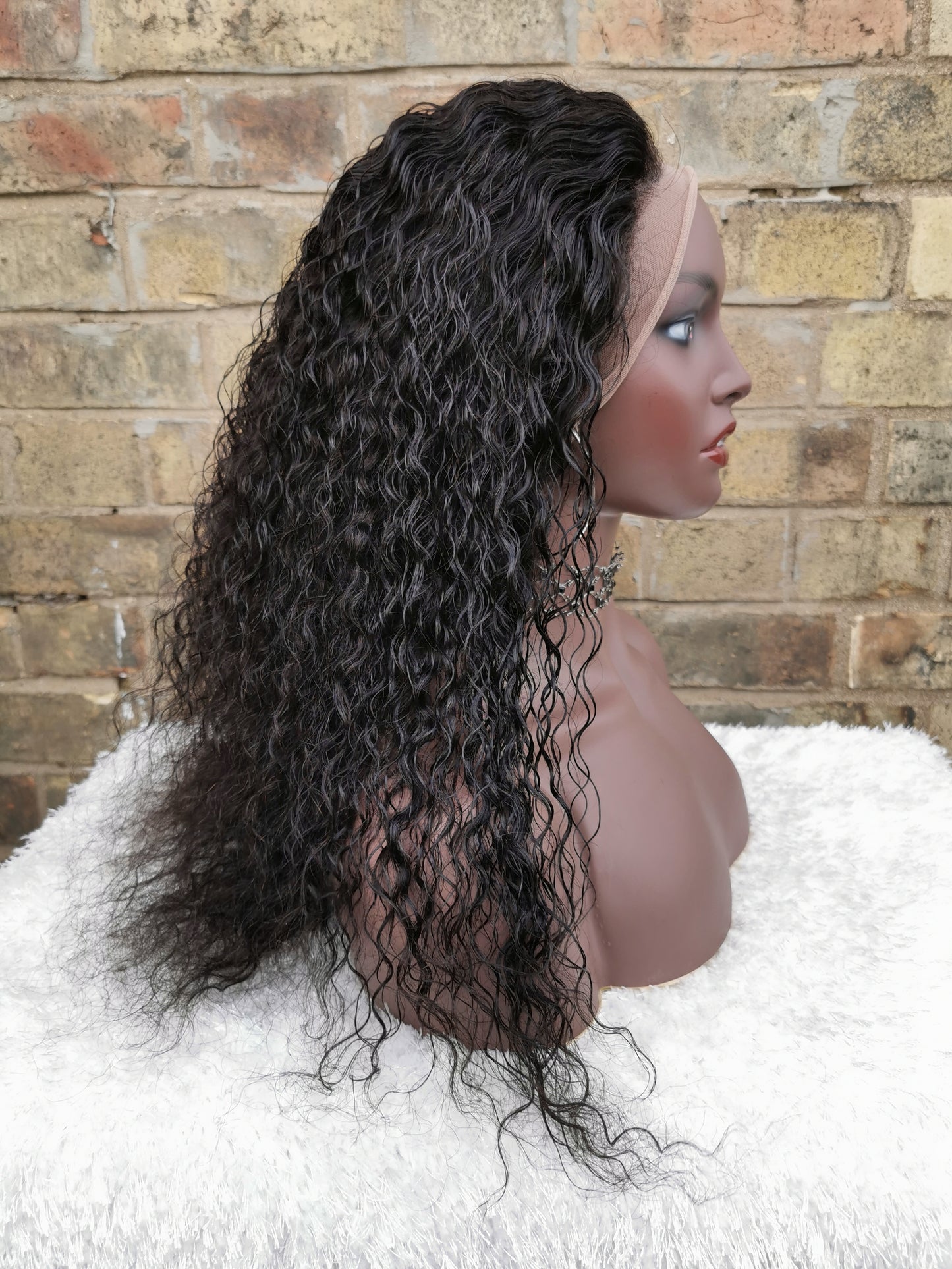 Virgin Italian Curly Human Hair Wig - Vivien